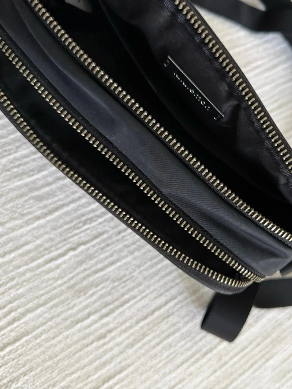 lululemon athletica Black Nylon Crossbody Bag